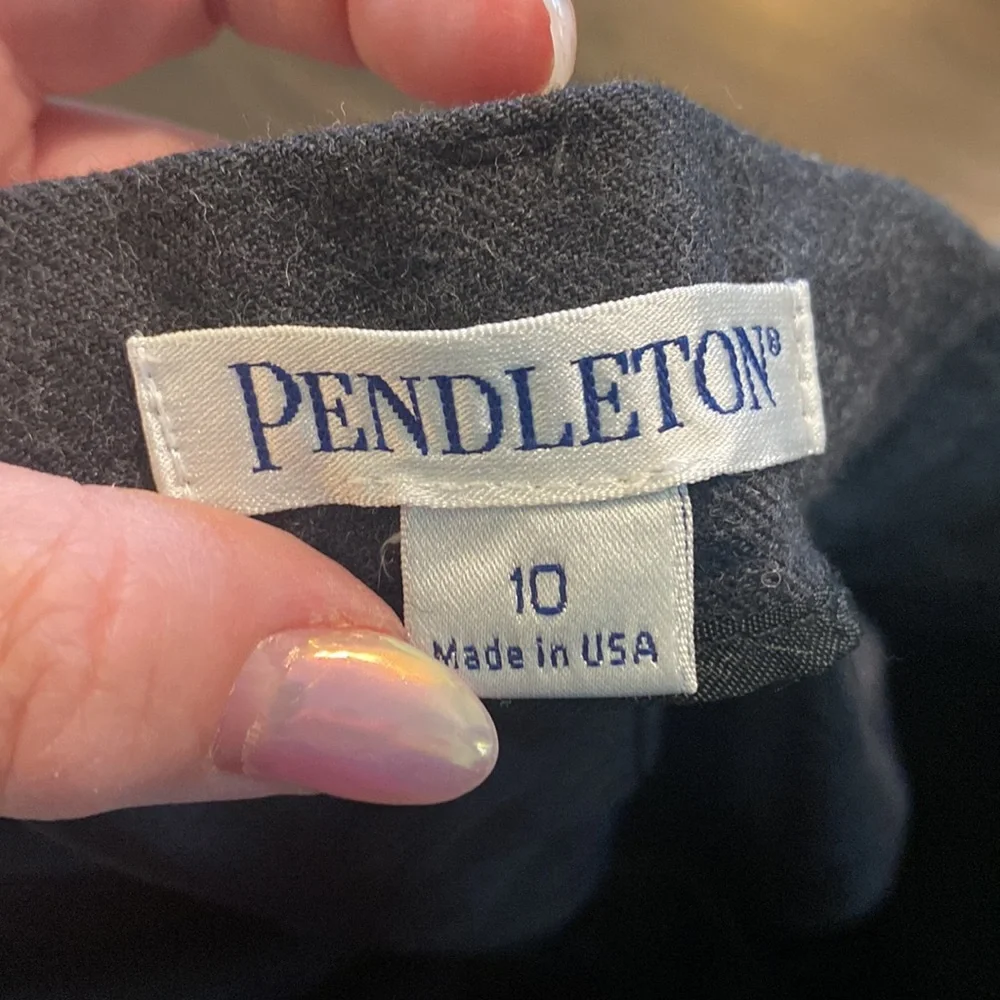 Pendleton Gray Wool Dress Pants 10 EUC - Picture 6 of 9